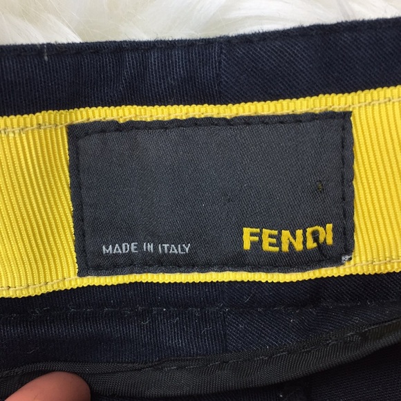 Fendi Navy Trouser Size 40 - Picture 2 of 5